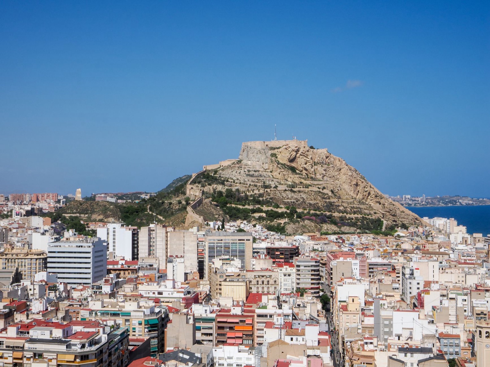 Santa Bárbara Castle overlooking Alicante