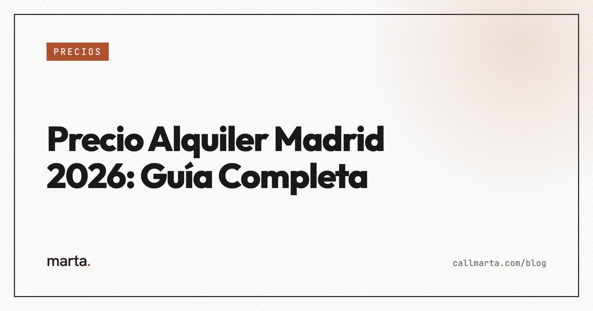 Precio del alquiler en Madrid — Marta blog