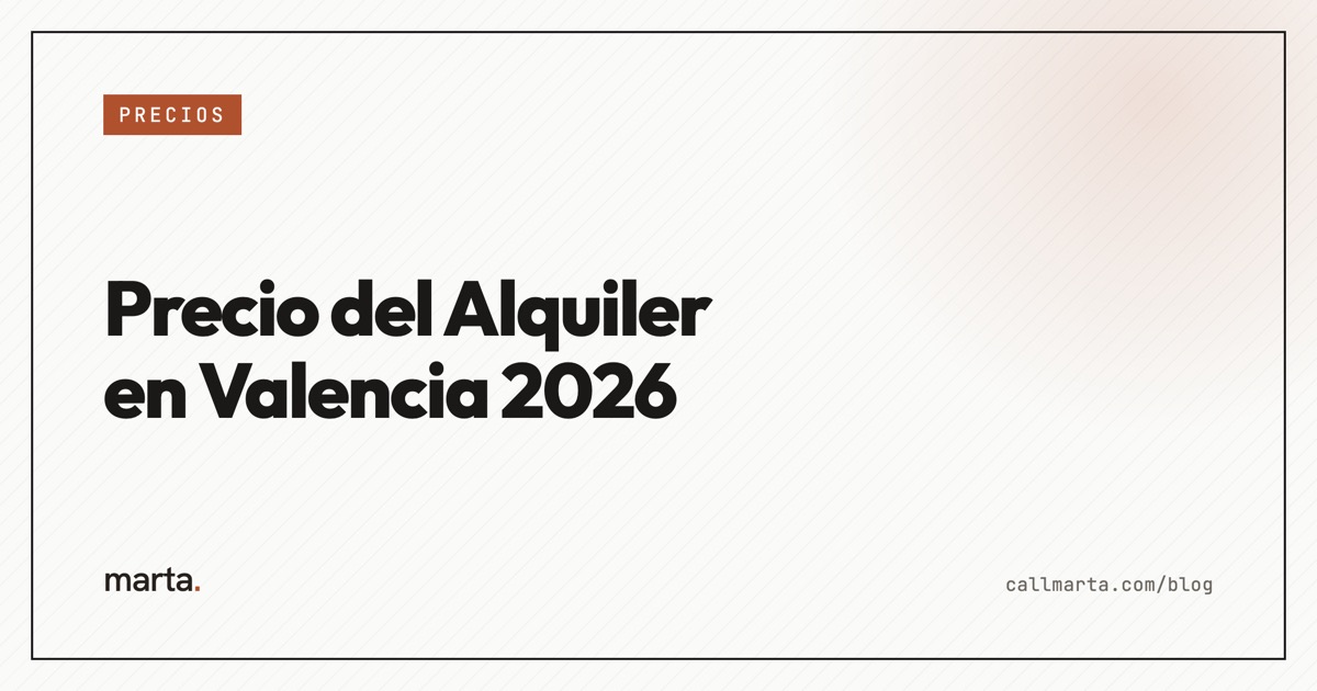 Precio del alquiler en Valencia — Marta blog