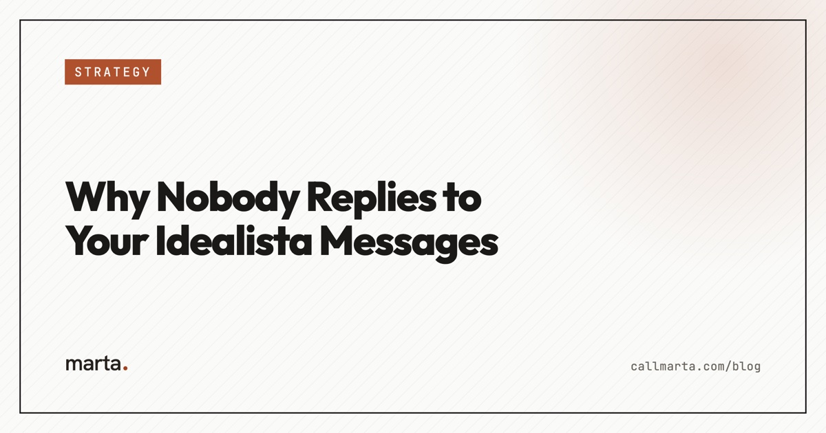 Why nobody replies to your Idealista messages — Marta blog